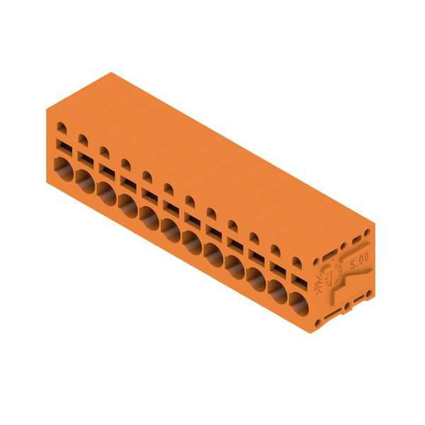 PCB terminal, 5.00 mm, Number of poles: 12, Conductor outlet direction image 2