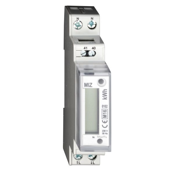 MIZ kWh 2-wire-kwh-meter 32A, direct, with MID image 1