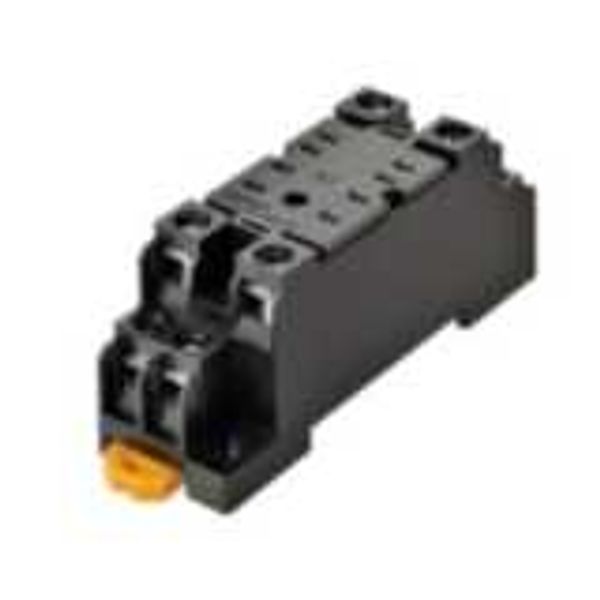 Socket, DIN rail/surface mounting, 8-pin, screw terminals (standard) image 4