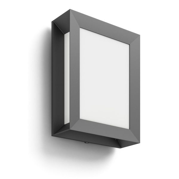 Karp wall lantern anthracite 1x6W 230V image 1