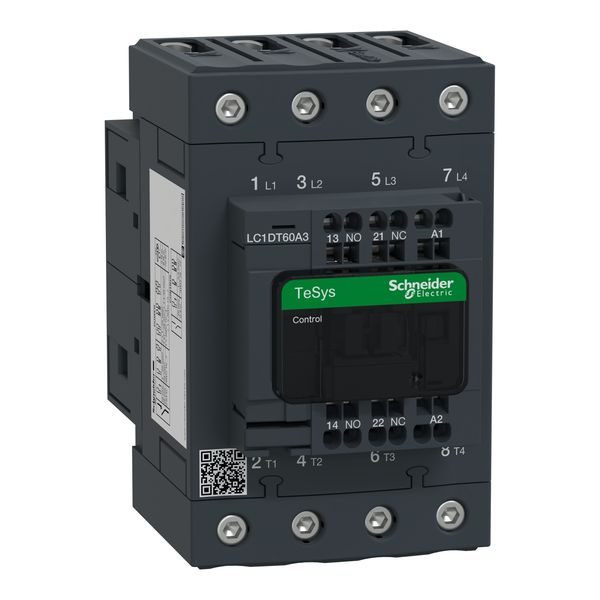 TeSys Deca contactor - 4P(4 NO) - AC-1 - = 440 V 60 A - 48 V AC 50/60 Hz coil image 3
