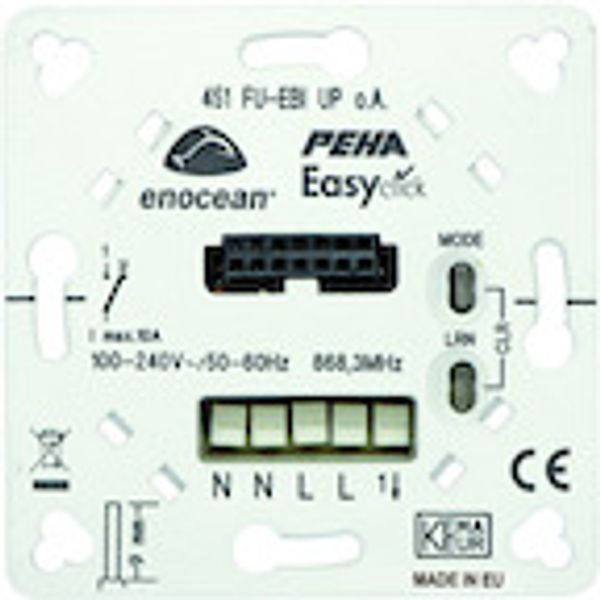 EnOcean Easyclickpro EmpfängerUnterputz, mit Tragplatte, 1 Kanal image 1