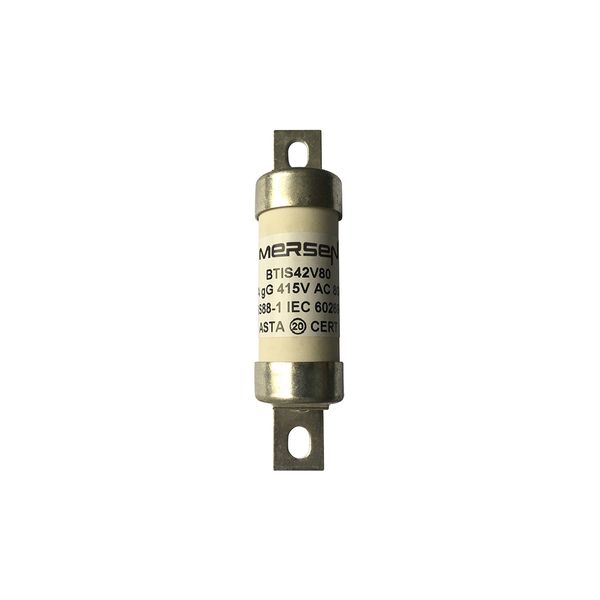 BS fuse-link IEC gG A3 415VAC 240VDC 80A BTIS Offset Tag image 1