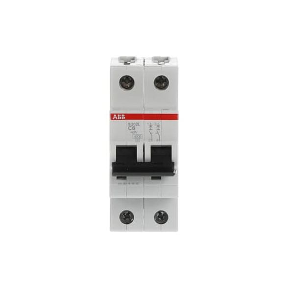 S202L-C6 Miniature Circuit Breaker - 2P - C - 6 A image 1