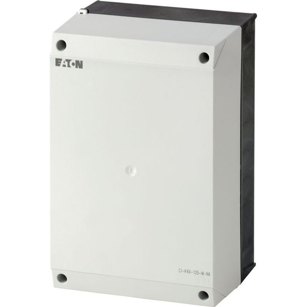 Insulated enclosure, HxWxD=240x160x125mm, +mounting plate, NA type image 3