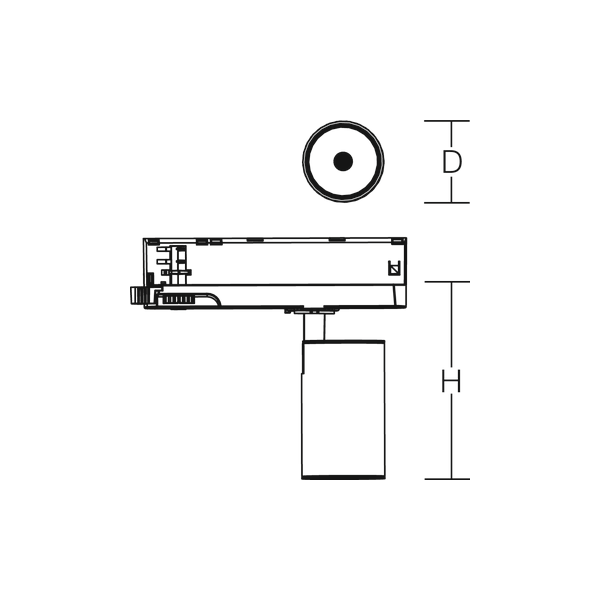 CALIDO CLICKBEAM midi, 24 / 24 W, 2400 / 2500 lm, 930, black, on/off S image 4