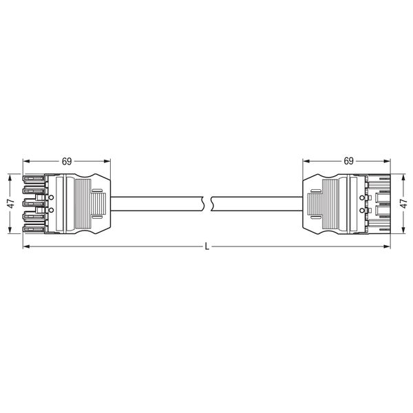 771-9385/067-302 pre-assembled interconnecting cable; Cca; Socket/plug image 6