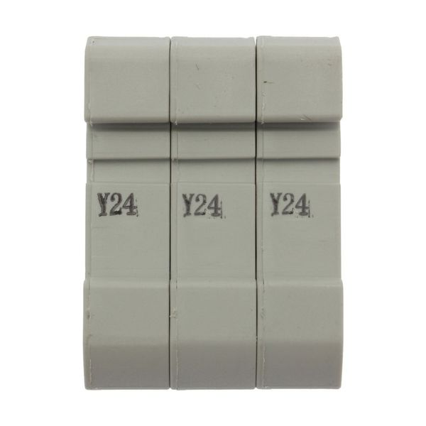 Fuse-holder, LV, 30 A, AC 600 V, 10 x 38 mm, CC, 3P, UL, DIN rail mount image 4