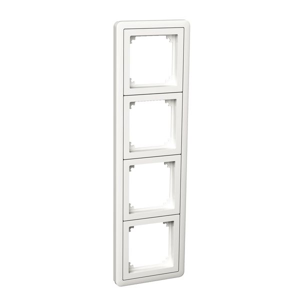 Exxact Combi 4-gang frame white image 4