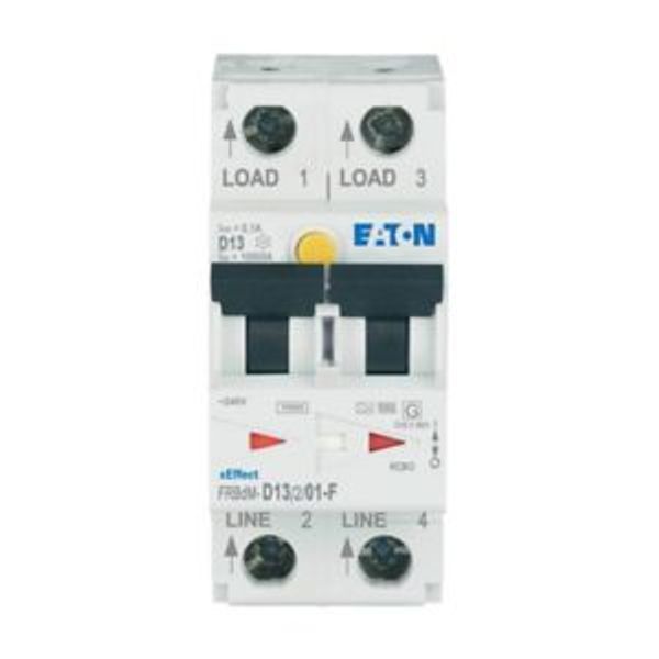 Digital RCD/MCB combination, 13 A, 100 mA, MCB trip characteristic: D, 2p, RCD trip characteristic: F image 10