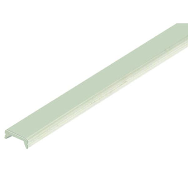 Terminal cover, PA 66, Transparent, Height: 7.4 mm, Width: 1000 mm, De image 1
