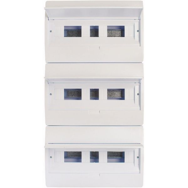 ECO Compact distribution board, surface mounted, 3-rows, 18 MU, IP40 image 11