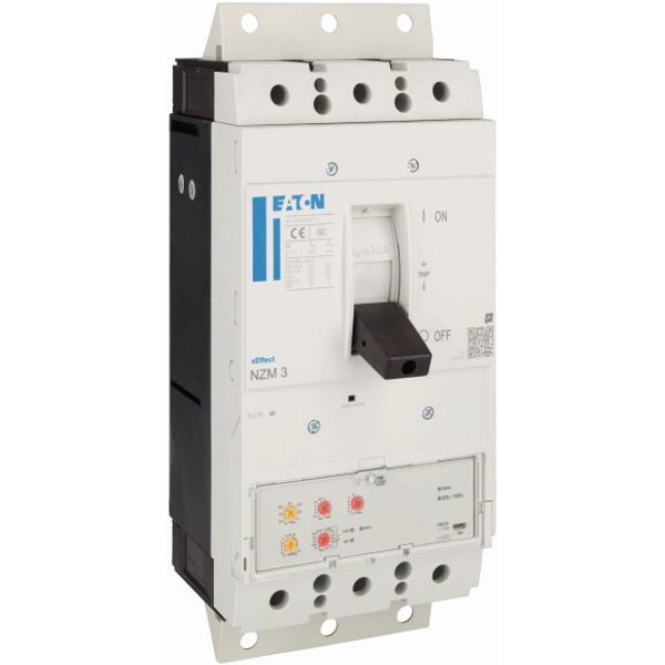 NZM3 PXR20 circuit breaker, 630A, 3p, plug-in technology image 5