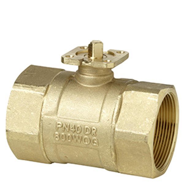 VAI60.50-96 - 2-port ball valve, internally threaded, PN40, DN50, kvs 96 image 1