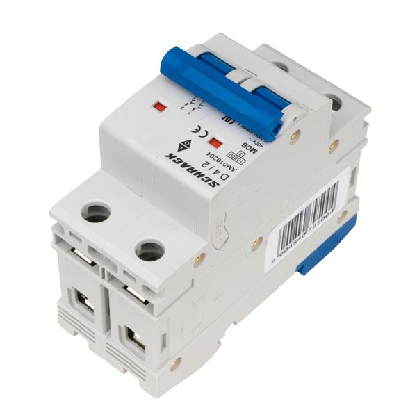 Miniature Circuit Breaker (MCB) AMPARO 10kA, D 4A, 2-pole image 7