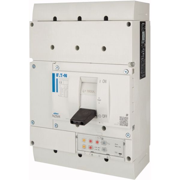 NZM4 PXR20 circuit breaker, 1600A, 4p, Screw terminal, earth-fault protection image 2