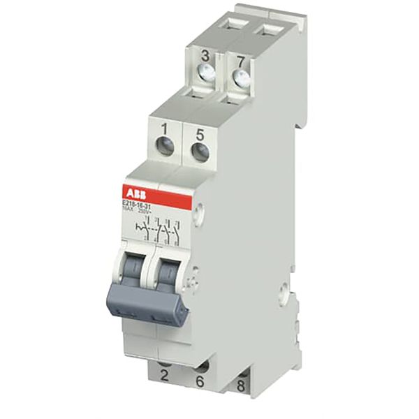 E218-16-31Control Switch,16 A,acc. to EN 250 V AC,3NO,1NC,0CO, El. Color:Grey, MW:1 image 1