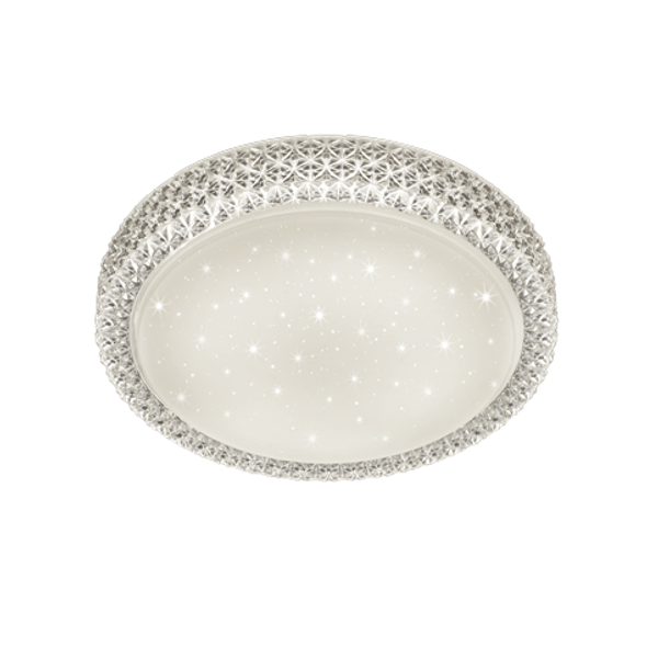 Pegasus LED ceiling lamp 40 cm transparent image 1