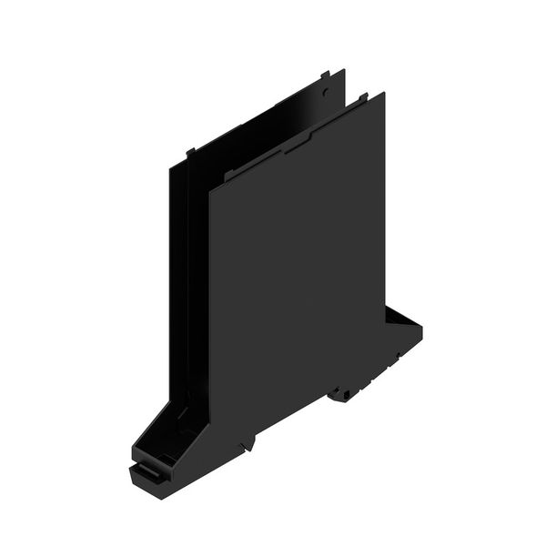 Basic element, IP20 in installed state, Plastic, black, Width: 17.5 mm image 2