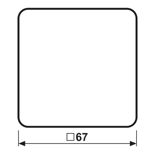 Rocker for push-button 1-gang, arrows CD101PPT image 3