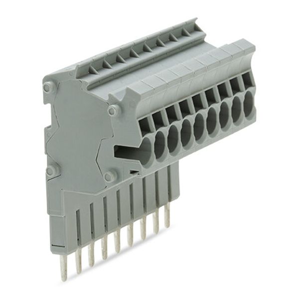 Modular TOPJOB®S connector modular for jumper contact slot gray image 1