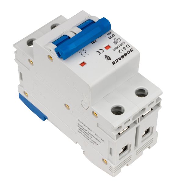 Miniature Circuit Breaker (MCB) AMPARO 10kA, D 6A, 2-pole image 5