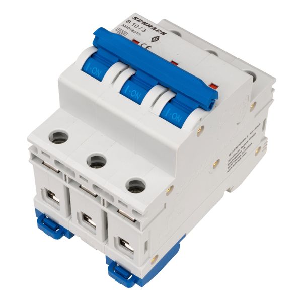 Miniature Circuit Breaker (MCB) AMPARO 10kA, B 10A, 3-pole image 6