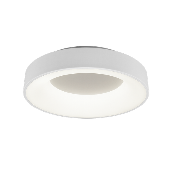 Girona LED ceiling lamp 45 cm matt white image 1
