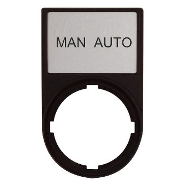 Label Plate with Label : MAN AUTO image 1