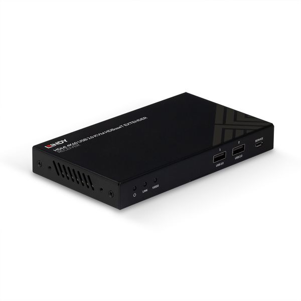 150m Cat.6 HDMI 4K60, IR, RS-232 & Audio HDBaseT KVM Extender, Receiver Extend HDMI® and USB signals up to 150m via HDBaseT image 1