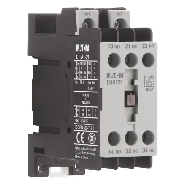 Contactor relay, 230 V 50 Hz, 240 V 60 Hz, 2 N/O, 1 NC, Screw terminal image 8