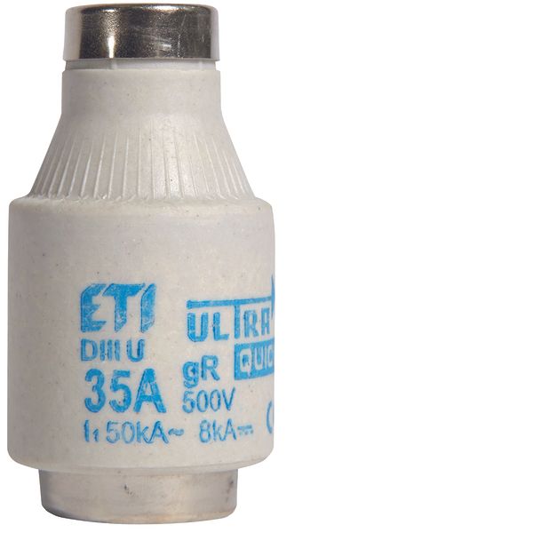 Fuse DIII E33 35A 500V, tripping characteristic Super fast, with indic image 1