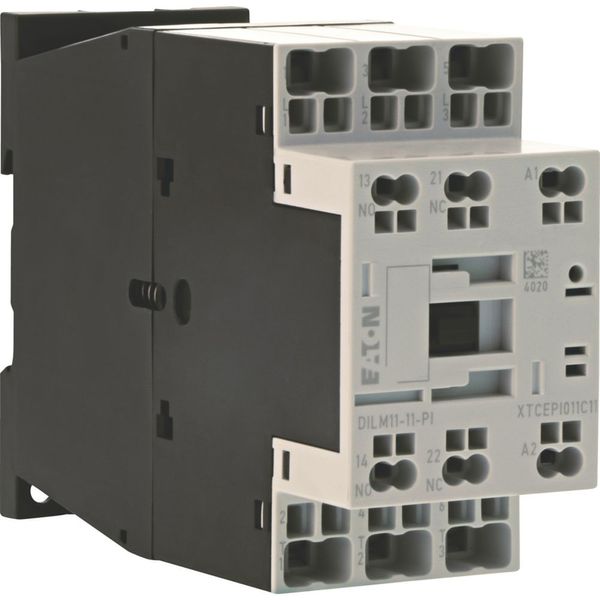 Contactor, 3 pole, 380 V 400 V 5 kW, 1 N/O, 1 NC, RDC 24: 24 - 27 V DC, DC operation, Push in terminals image 15