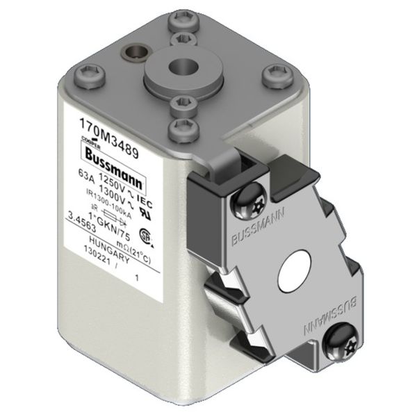 Fuse-link, high speed, 80 A, AC 1000 V, compact size 1, 43 x 60 x 156 mm, aR, IEC, single indicator image 3