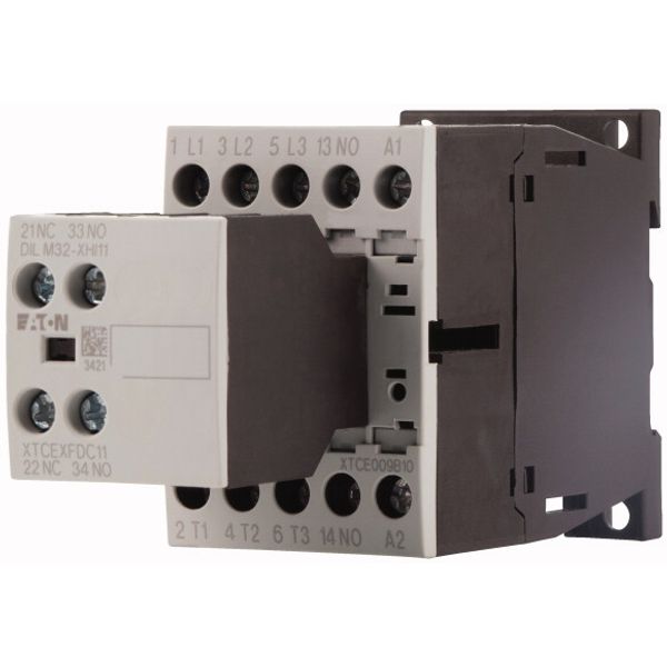 Contactor, 380 V 400 V 4 kW, 2 N/O, 1 NC, 230 V 50/60 Hz, AC operation, Screw terminals image 3