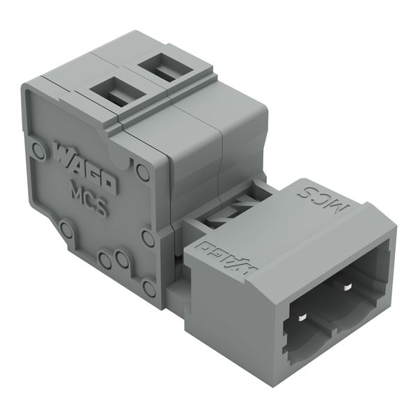 1-conductor male connector CAGE CLAMP® 2.5 mm² gray image 5