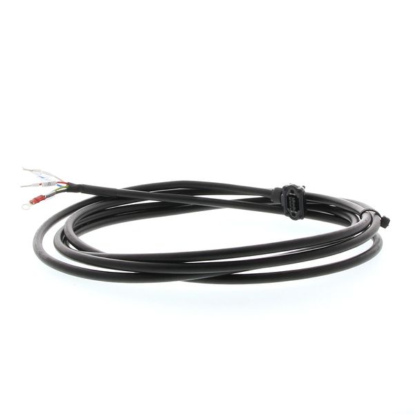 G5 series servo motor power cable, 40 m, non braked, 50-750W image 1