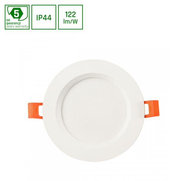 DURE 3 MAX DOWNLIGHT 18W WW 230V 110DEG IP44 IK06 FI190x30 WHITE ROUND 5 YEARS WARRANTY image 1