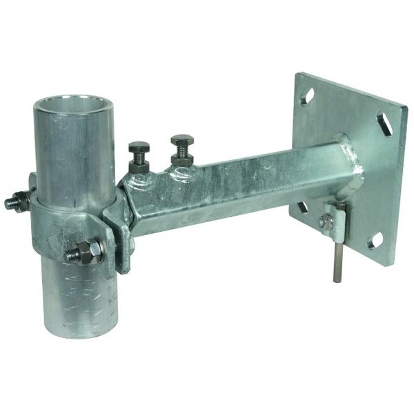 Mounting bracket St/tZn for pipes D 60mm adjustable range 250-350mm image 1