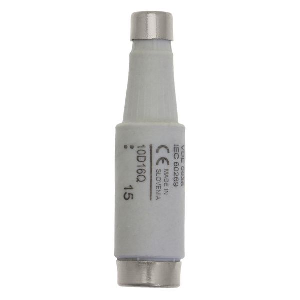 Fuse-link, low voltage, 10 A, AC 500 V, D1, 13.2 x 6 mm, gR, IEC, Fast acting image 20