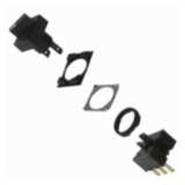 Knob-type selector switch, 16 mm mounting, non illuminated, rectangula image 4