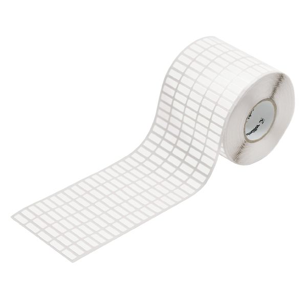 Device marking, Self-adhesive, halogen-free, 18 mm, Polyester, white image 1