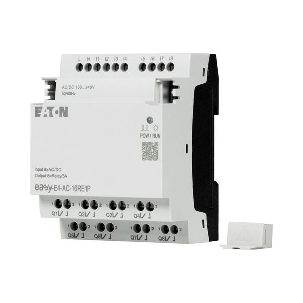 I/O expansion, For use with easyE4, 100 - 240 V AC, 110 - 220 V DC (cULus: 100-110 V DC), Inputs/Outputs expansion (number) digital: 8, Push-In image 16