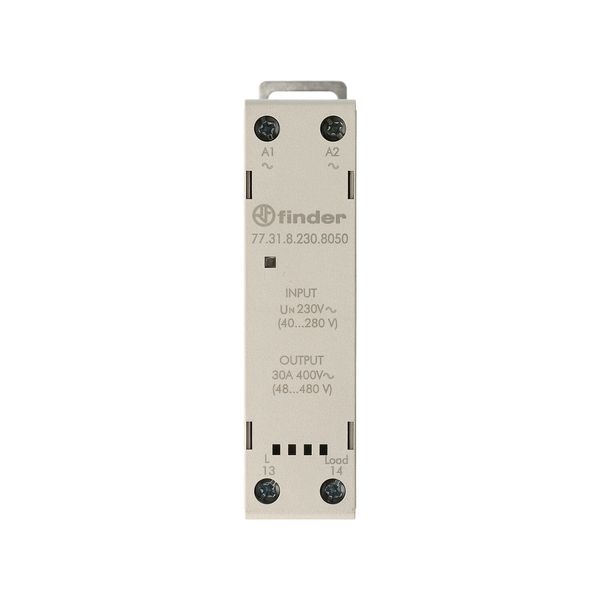 Modular SSR.22,5mm.1NO output 30A/400VAC/input 230VAC Zero-crossing (77.31.8.230.8050) image 3