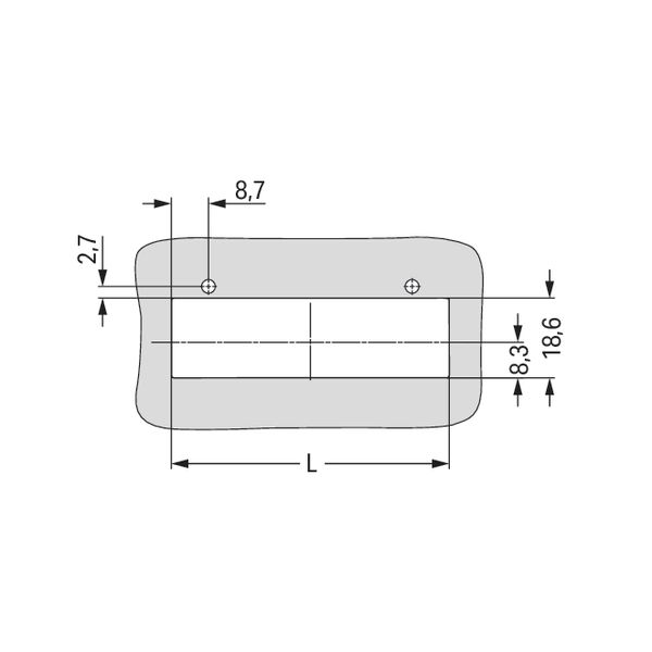 831-302 Snap-in frame; for male connectors; 1 part image 6