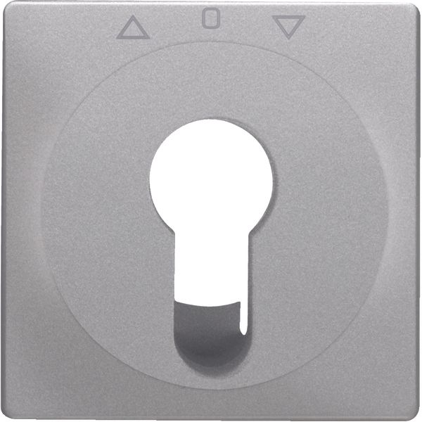 Centre pl. f. key switch/key push-button f. blinds, Q.1/Q.3, alu velve image 1