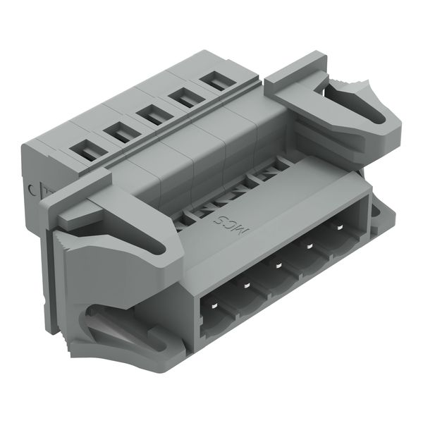 1-conductor male connector CAGE CLAMP® 2.5 mm² gray image 2