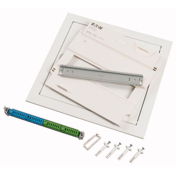 Flush-mounting expansion kit with plug-in terminal single-row, form of delivery for projects image 2