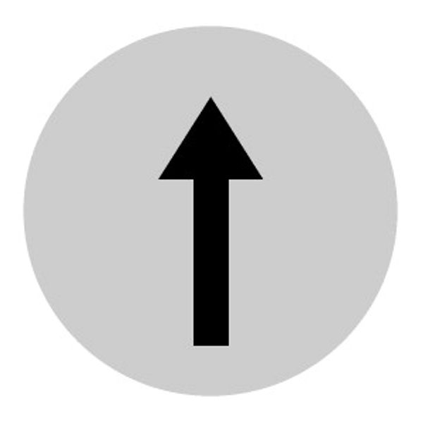 Button lens, flat white, arrow symbol image 2
