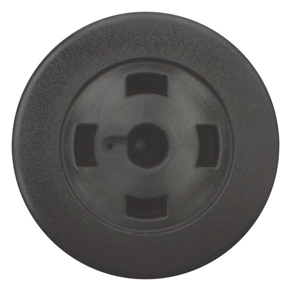 Mushroom actuator, RMQ-Titan, Mushroom, momentary, Mushroom black, Without button plate, Bezel: black image 4